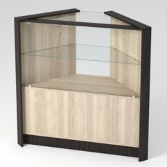 Прилавок угловой Модерн №6, Дуб Сонома и Дуб Венге