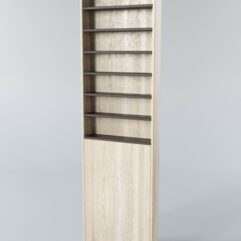 Стеллаж для нейл баров №1, Дуб Сонома + Дуб Венге