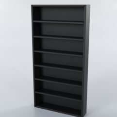 Стеллаж для нейл баров навесной №1, Черный