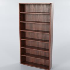 Стеллаж для нейл баров навесной №1, Орех