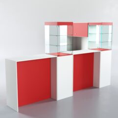 Нейл бар №1, Белый + красный