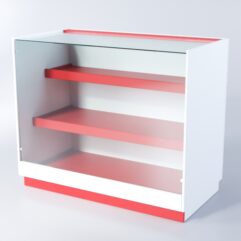 Прилавок РОНА №1, Белый + красный