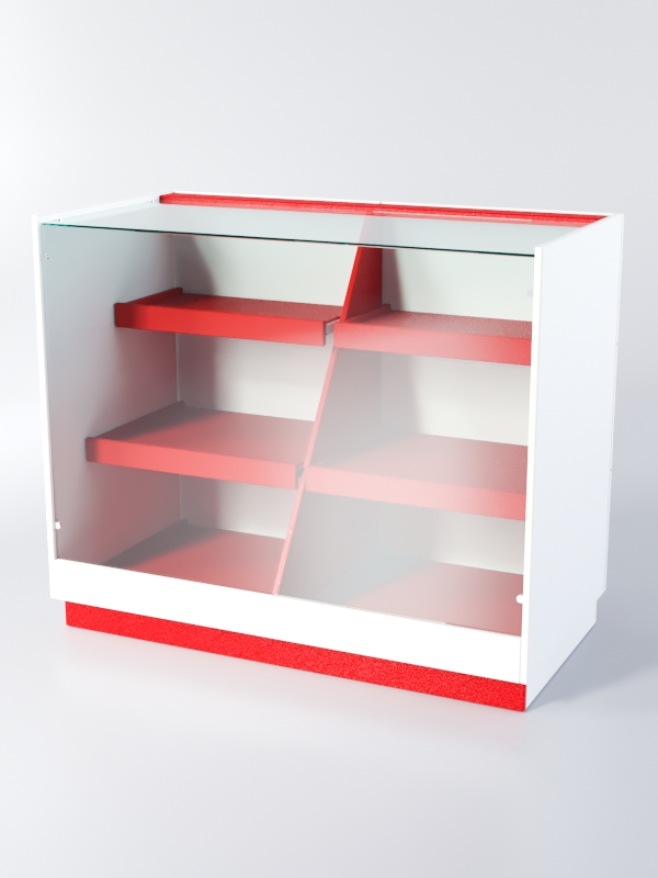 Прилавок РОНА №2, Белый + красный