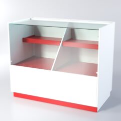 Прилавок РОНА №3, Белый + красный