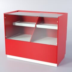 Прилавок РОНА №3А, Красный+Белый