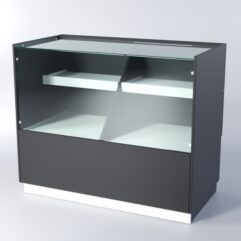 Прилавок РОНА №3А, Черный+Белый