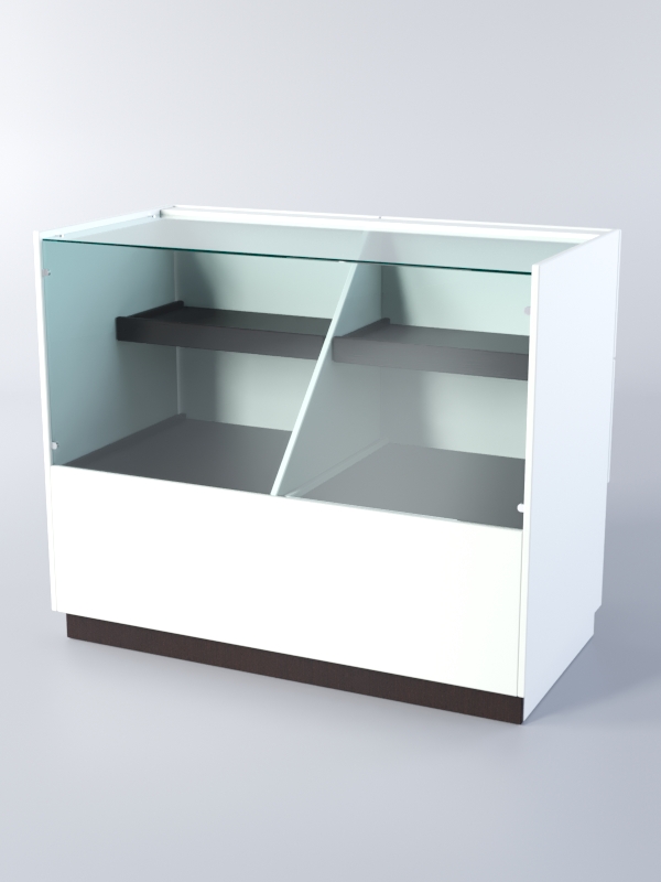 Прилавок РОНА №3А, Белый + Дуб Венге