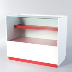 Прилавок РОНА №4, Белый + красный