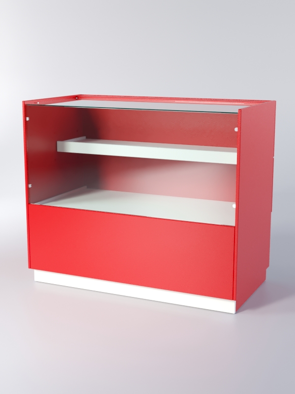 Прилавок РОНА №4А, Красный + Белый