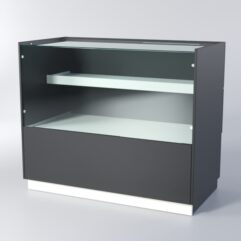 Прилавок РОНА №4А, Черный+Белый