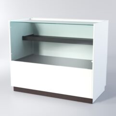 Прилавок РОНА №4А, Белый + Дуб Венге