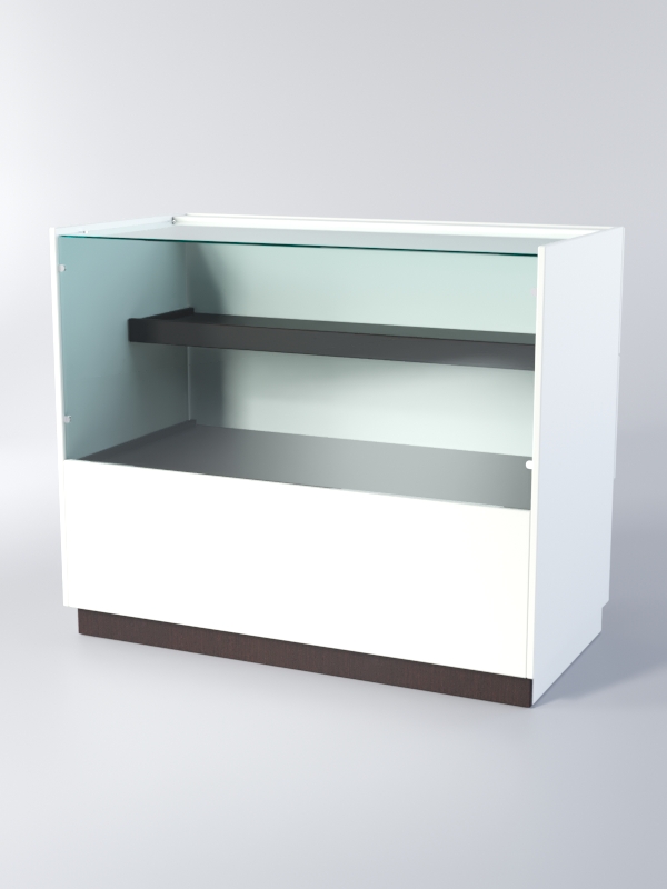 Прилавок РОНА №4А, Белый + Дуб Венге