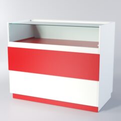 Прилавок РОНА №5, Белый+Красный