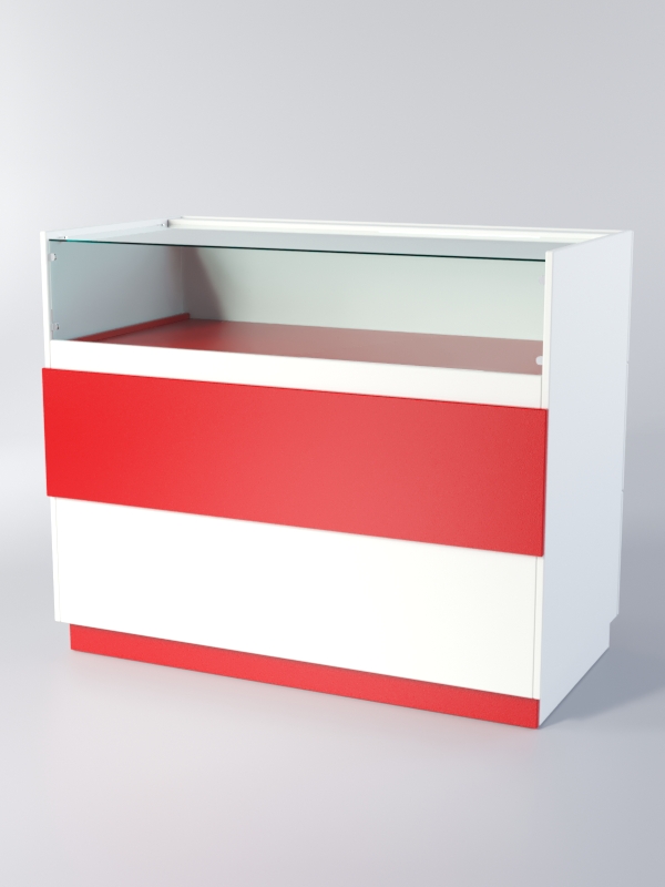 Прилавок РОНА №5, Белый+Красный