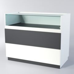 Прилавок РОНА №5, Белый+Черный