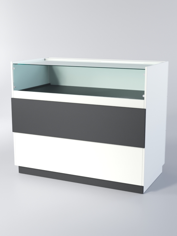 Прилавок РОНА №5, Белый+Черный