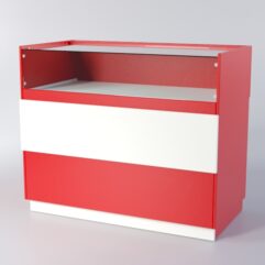 Прилавок РОНА №5А, Кравсный+Белый