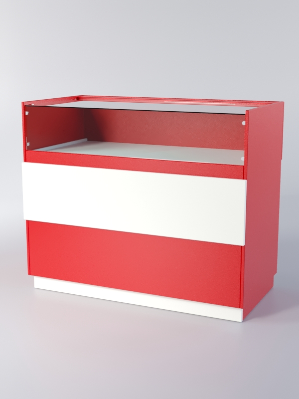 Прилавок РОНА №5А, Кравсный+Белый