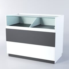 Прилавок РОНА №6, Белый+Черный