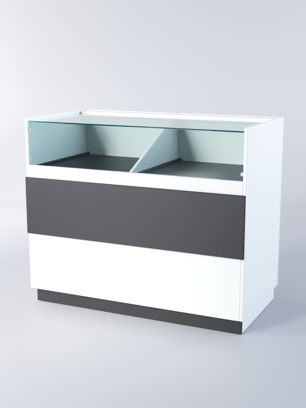 Прилавок РОНА №6, Белый+Черный