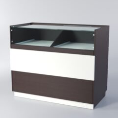 Прилавок РОНА №6, Дуб Венге + Белый