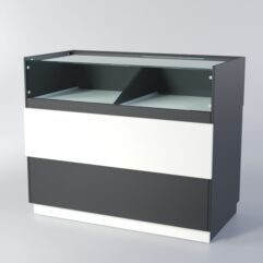 Прилавок РОНА №6А, Черный+Белый