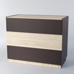 Прилавок РОНА №7-1, Дуб Венге+Сонома