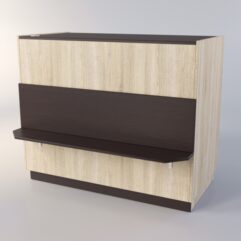 Прилавок РОНА №8-2, Дуб Сонома + Дуб Венге