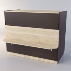 Прилавок РОНА №8-3, Дуб Венге + Дуб Сонома