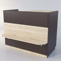 Прилавок РОНА №9-1, Дуб Венге + Дуб Сонома