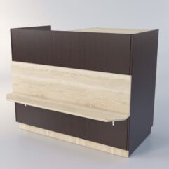 Прилавок РОНА №9-2, Дуб Венге + Дуб Сонома