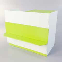 Прилавок РОНА №9-3, Крем Вайс + Дуб Венге