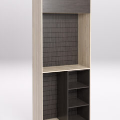 Стеллаж футбольный №1, Дуб Сонома и Дуб Венге