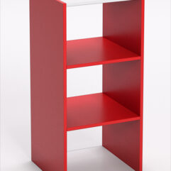 Вставка в стеллаж ФС №1, Серый и красный