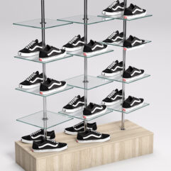 Стойка JOK под обувь №1, Дуб Сонома