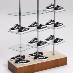 Стойка JOK под обувь №2, Орех и Дуб Сонома