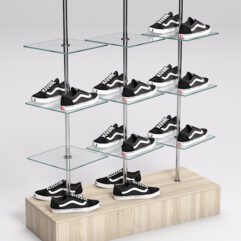 Стойка JOK под обувь №2, Дуб Сонома