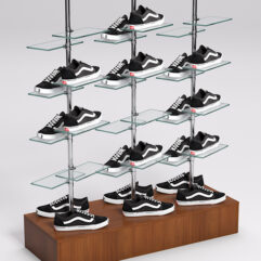 Стойка JOK под обувь №3, Орех