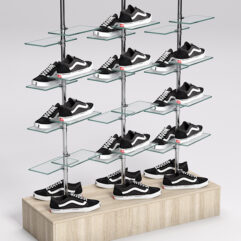 Стойка JOK под обувь №3, Дуб Сонома