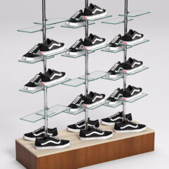 Стойка JOK под обувь №3, Орех и Дуб Сонома