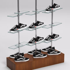 Стойка JOK под обувь №4, Орех