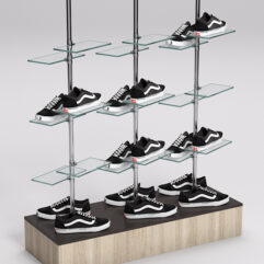 Стойка JOK под обувь №4, Дуб Венге и Дуб Сонома