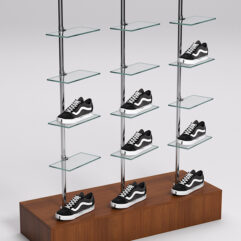 Стойка JOK под обувь №5, Орех