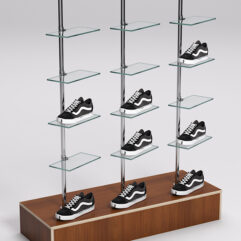 Стойка JOK под обувь №5, Орех, кромка Дуб Сонома