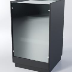 Прилавок РОНА №1-600мм, Черный