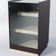 Прилавок РОНА №1-600мм, Дуб Венге+Сонома