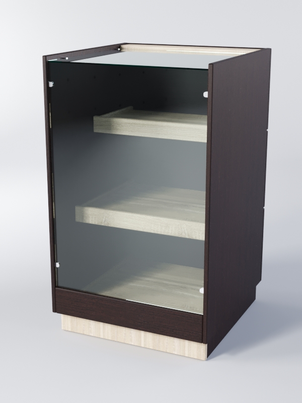 Прилавок РОНА №1-600мм, Дуб Венге+Сонома