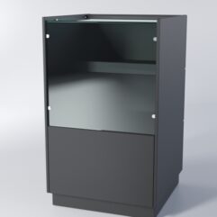 Прилавок РОНА №4-600мм, Черный