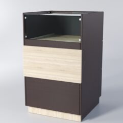 Прилавок РОНА №5-600мм, Дуб Венге+Сонома