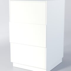 Прилавок РОНА №7-1-600мм, Белый